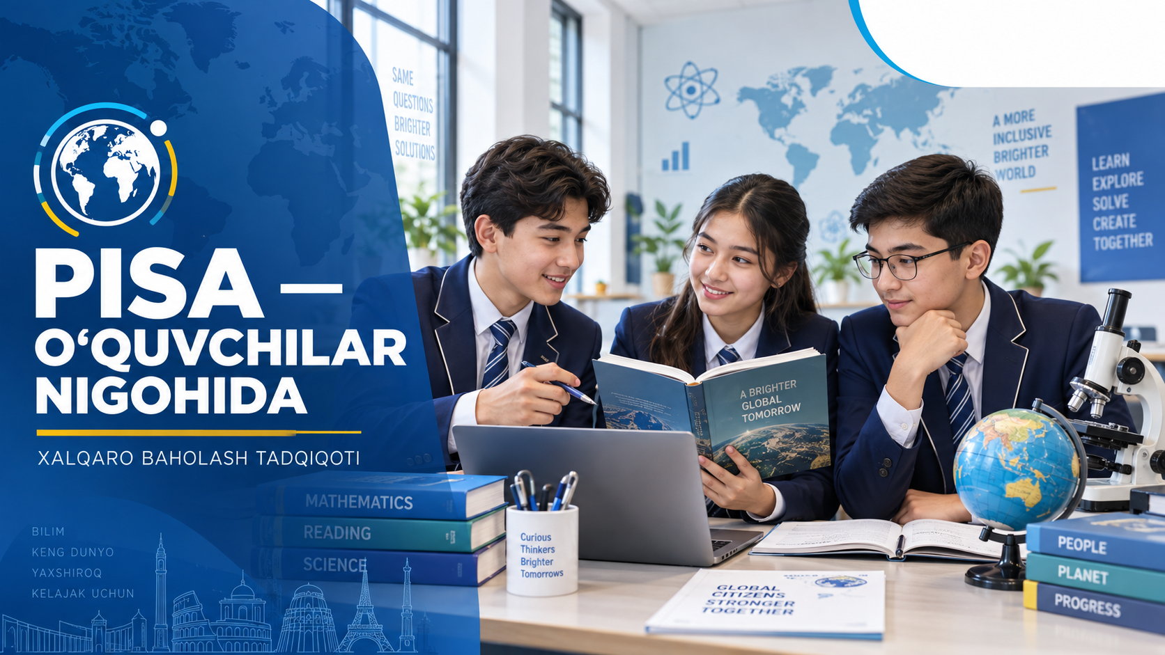 PISA xalqaro baholash tadqiqoti — o‘quvchilar nigohida
